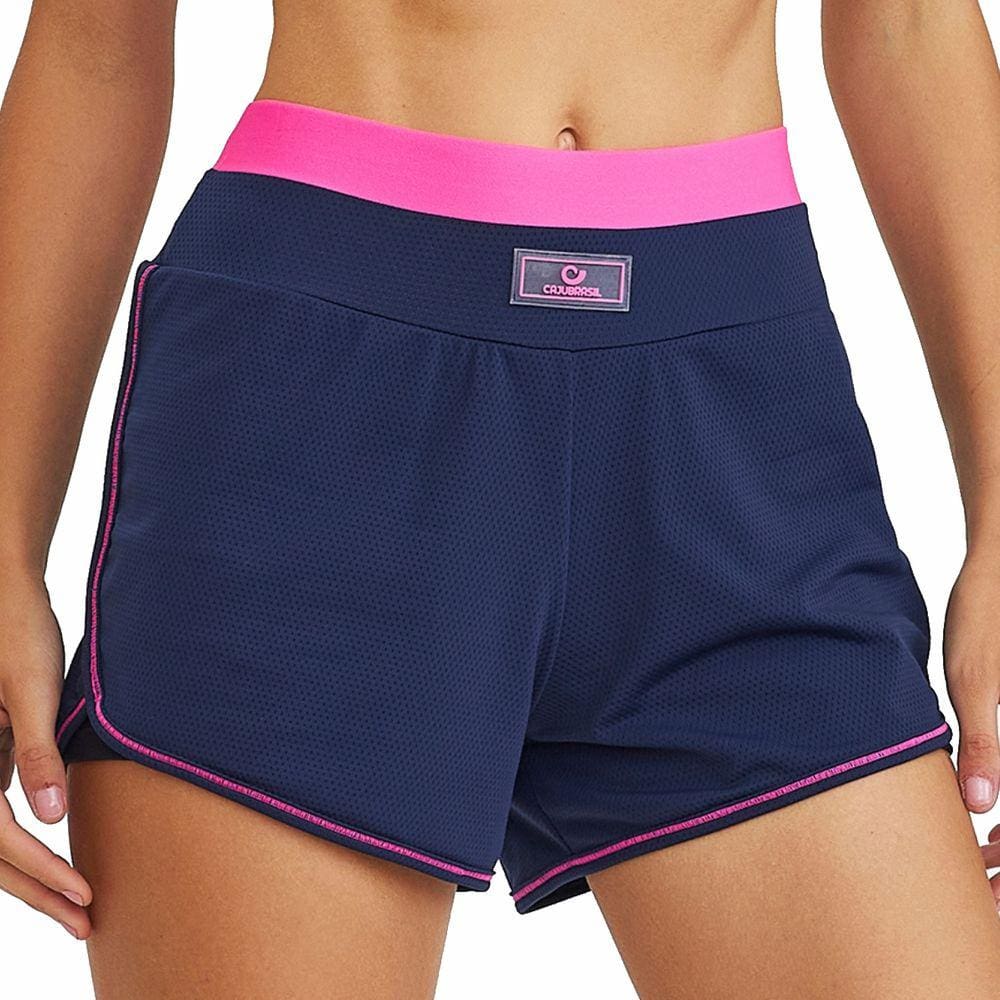 Mini Short Cajubrasil Duplo Com Elastico Feminino Adulto