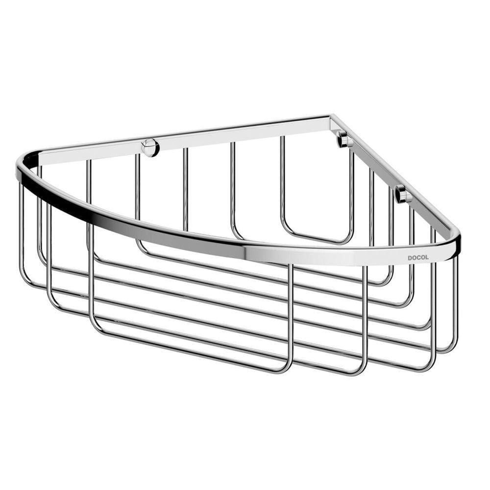 Suporte de canto triangular acessórios Hotel Docol Cromado