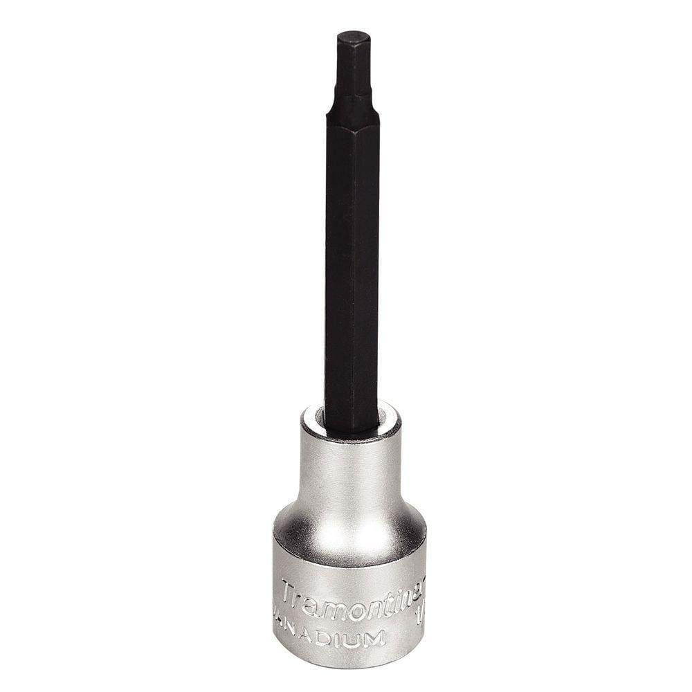 Soquete Em Aço Cromo Vanádio Ponta Hexagonal Longa 3/16” - Encaixe 1/2” Tramontina Pro Tramontina