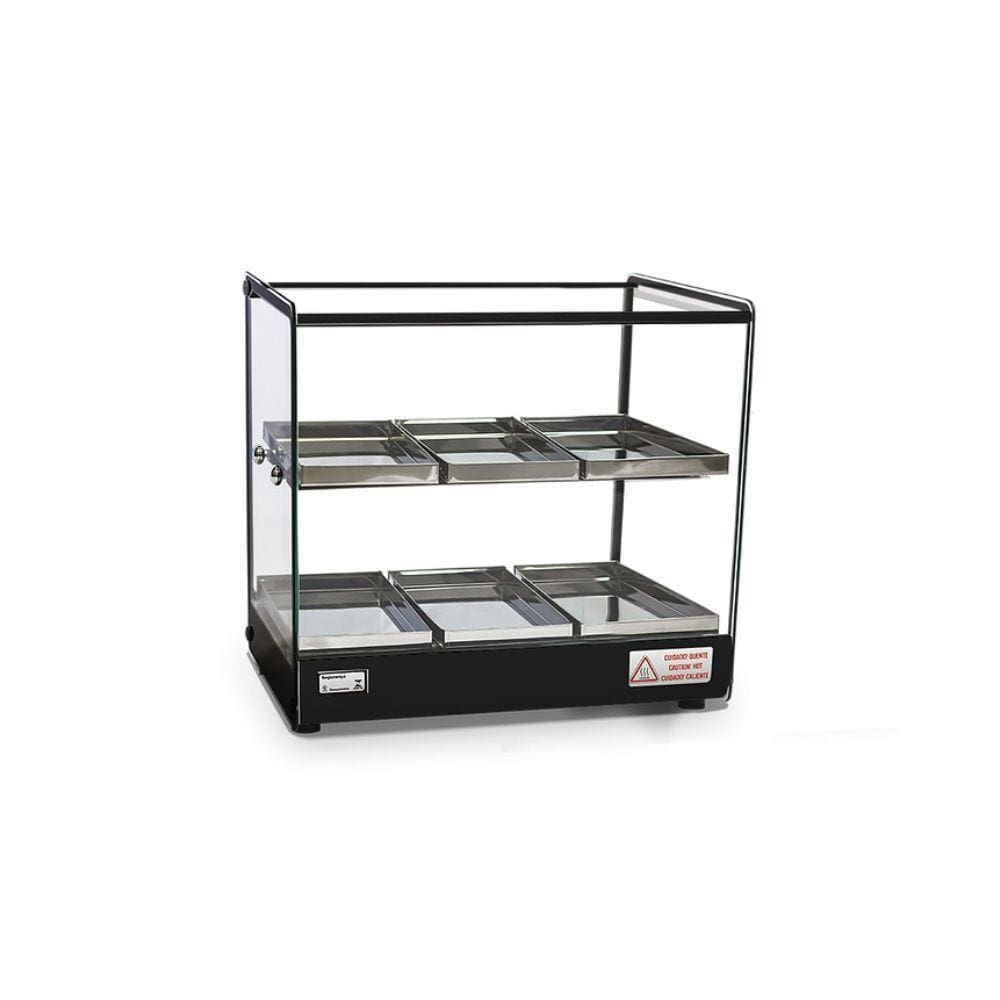 Estufa Quadrada Dupla Salgado 6 Bandejas Vapor Evr Titã 110V