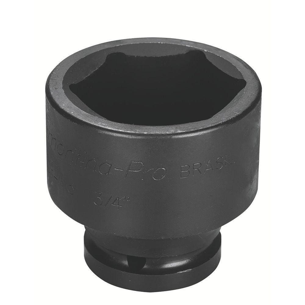 Soquete De Impacto Sextavado Em Aço Cromo Molibdênio 1.1/4” - Encaixe 3/4`` Pro