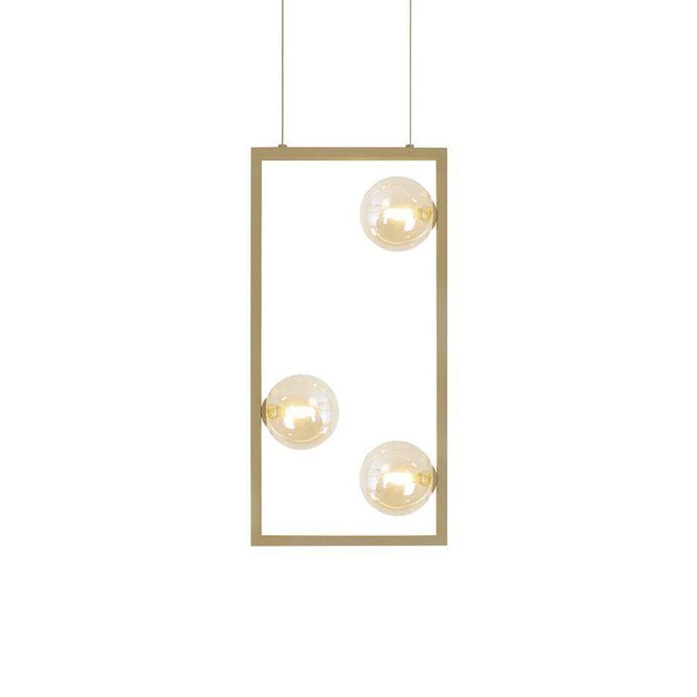 Lustre Pendente Quality Orbit II Dourado - G9 Bivolt