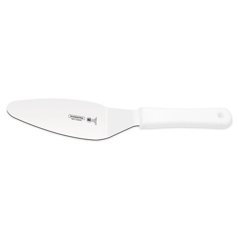Espátula Para Frituras 6\"2 1/4\" Tramontina Lâmina Aço Inox E Cabo Branco Tramontina