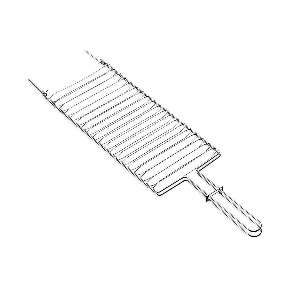 Grelha Tramontina Churrasco Em Aço Inox 42x23 Cm Tramontina