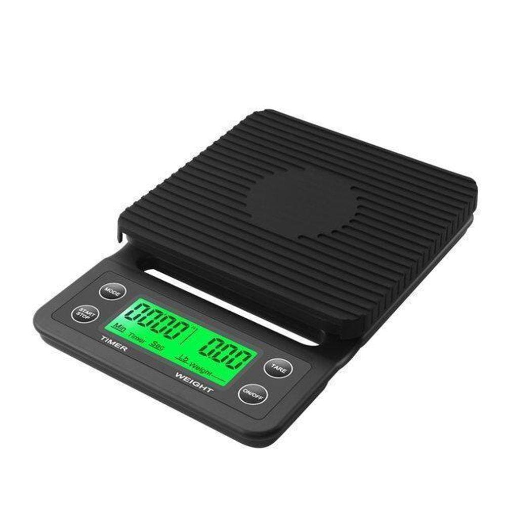 Balança digital multifuncional, 3kg, temporizador, pilha AAA