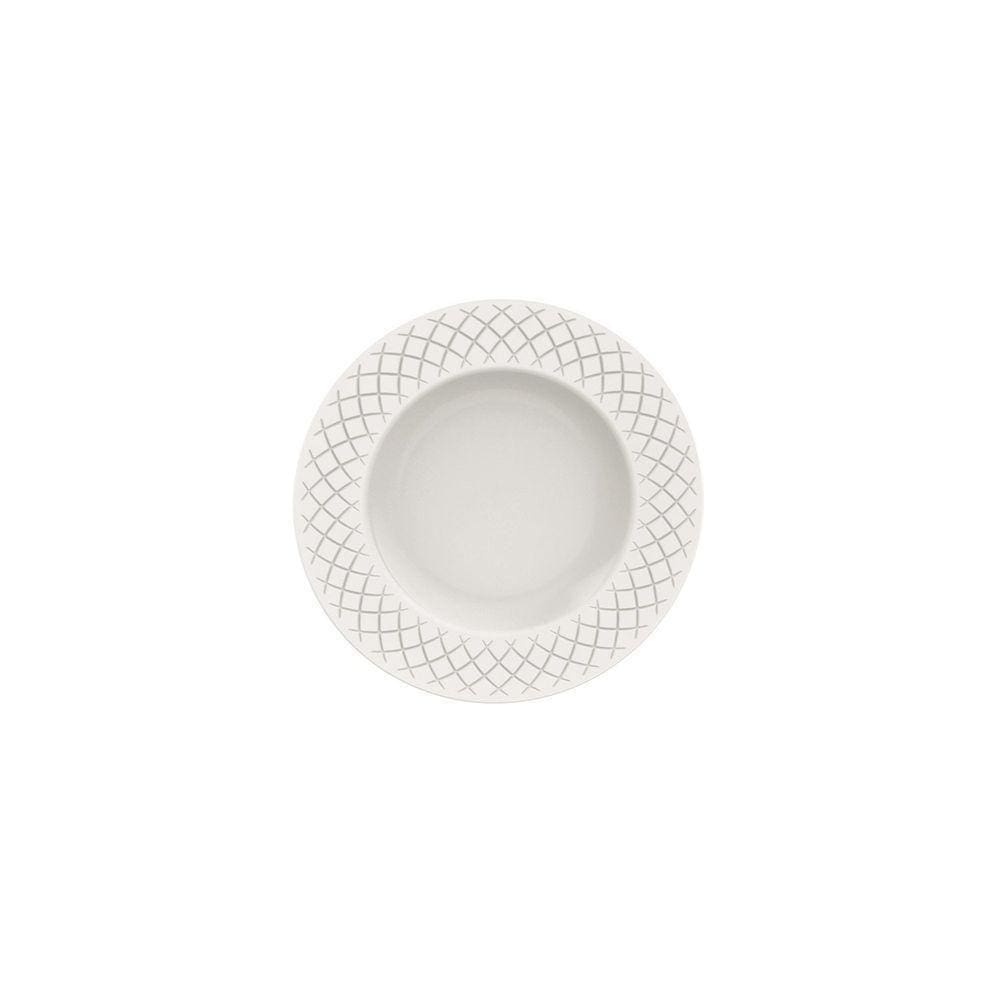 Prato Sobremesa Tramontina Ingrid Em Porcelana 21 Cm Tramontina