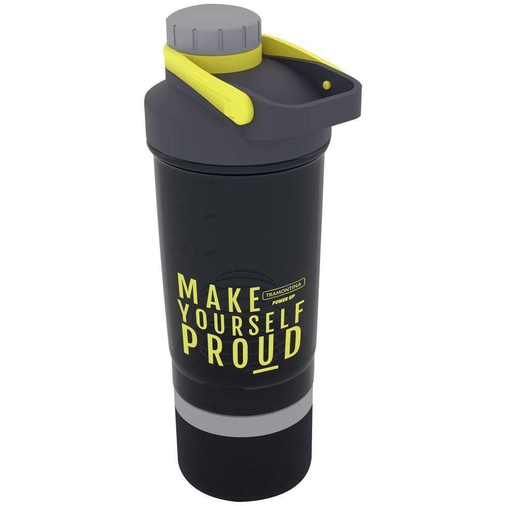 Coqueteleira Tramontina Power Up 3 Em 1 Com Corpo Em Copoliéster E Misturador De Aço Inox Tramontina