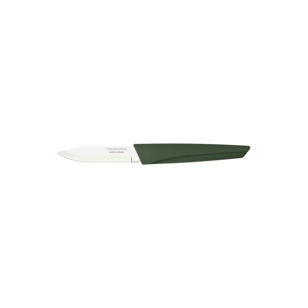 Faca De Legumes E Frutas Lyf Lâmina Aço Inox Cabo Polipropileno Pcr Verde Natureza 3"