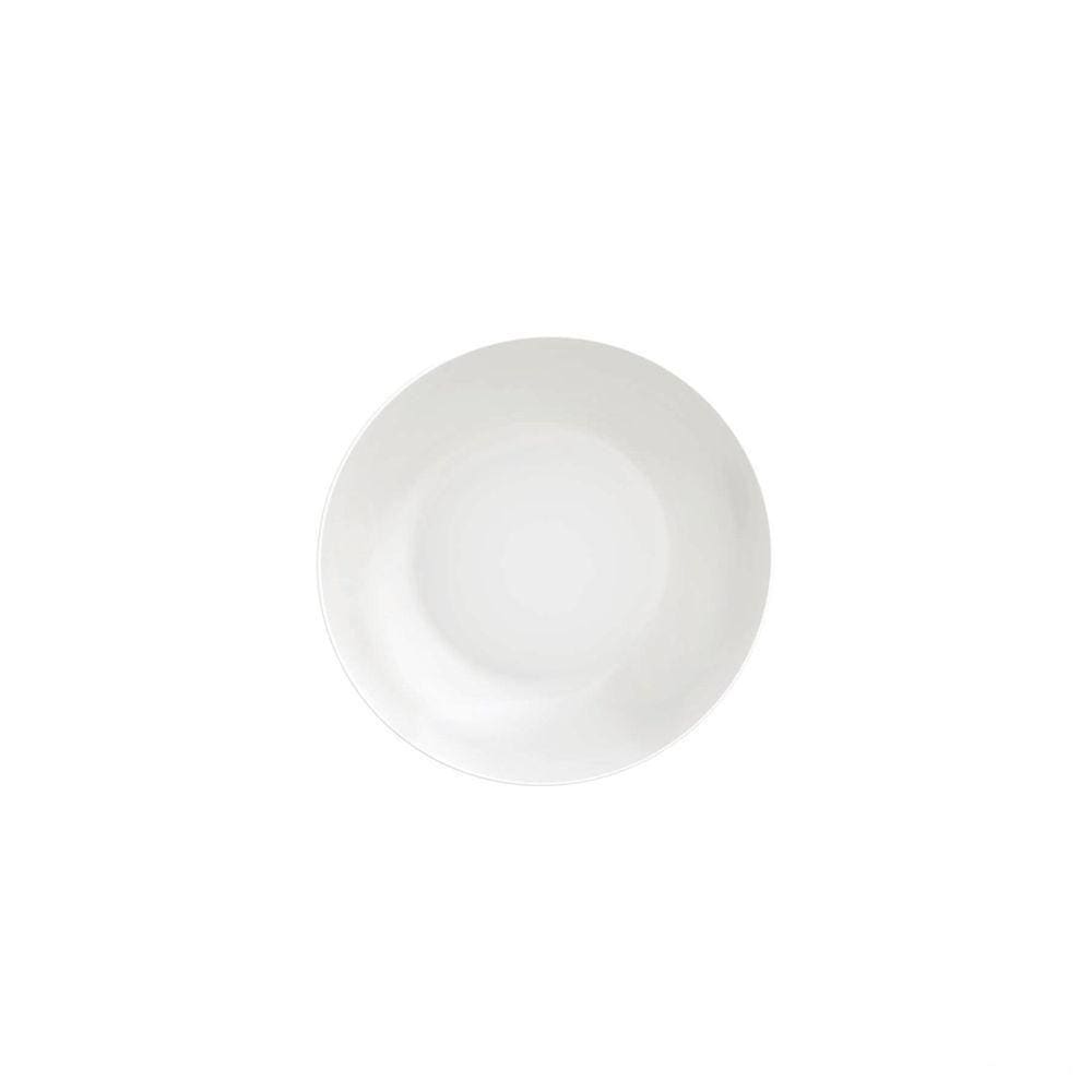 Prato Fundo Tramontina Leonora Em Porcelana Branca 21 Cm Tramontina