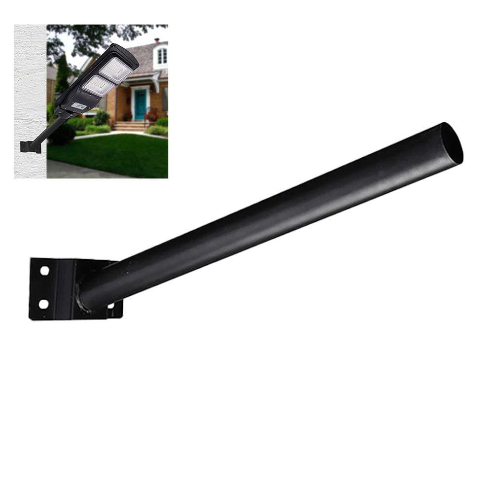 Suporte Barra Luminaria Solar Pintura Eletrostatica Aço Poste Parede