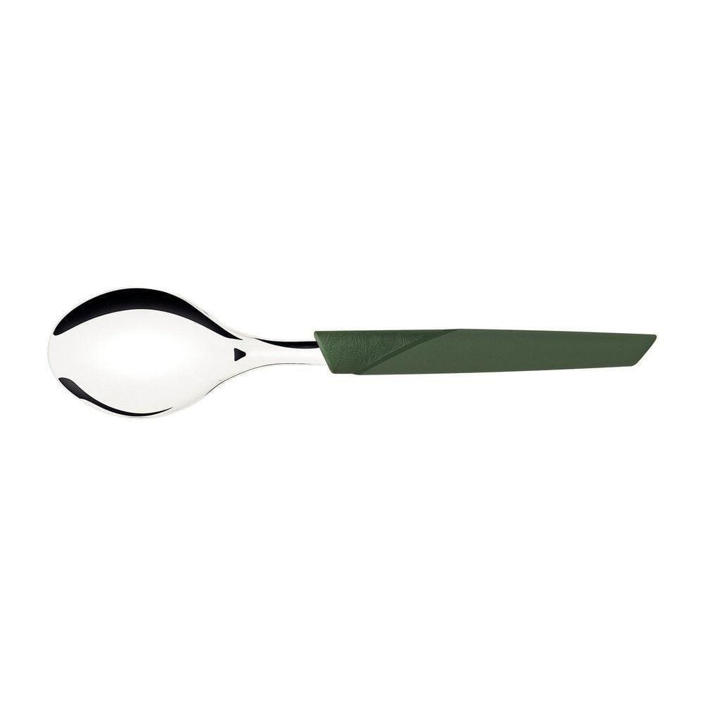 Colher De Mesa Lyf Com Lâmina Em Aço Inox E Cabo De Polipropileno Pcr Verde Natureza