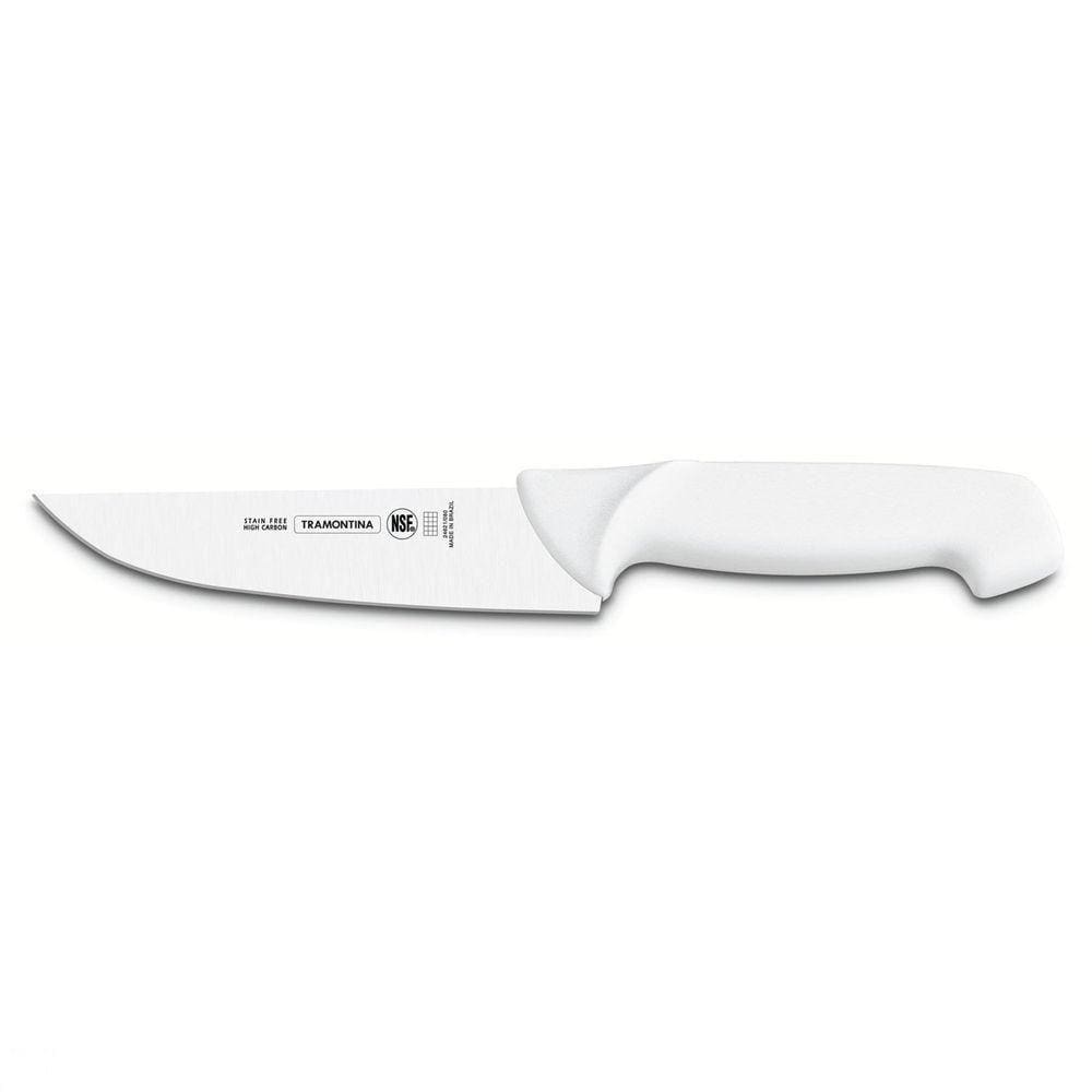 Faca Para Carne 9" Tramontina Com Cabo Branco Tramontina
