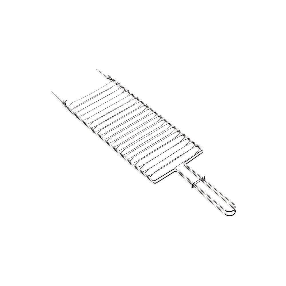 Grelha Tramontina Churrasco Em Aço Inox 31x18 Cm Tramontina