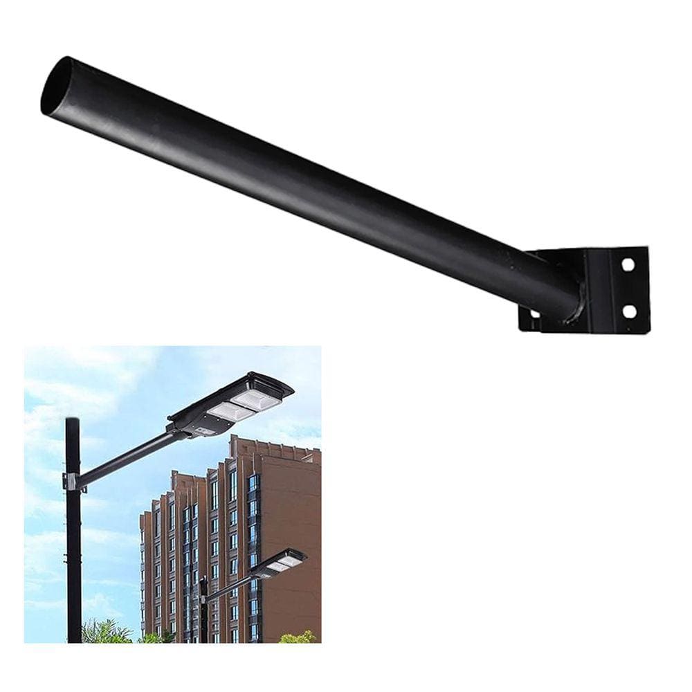 Suporte Luminaria Solar Aço Pintura Eletrostatica Poste Barra Iluminaçao Segurança