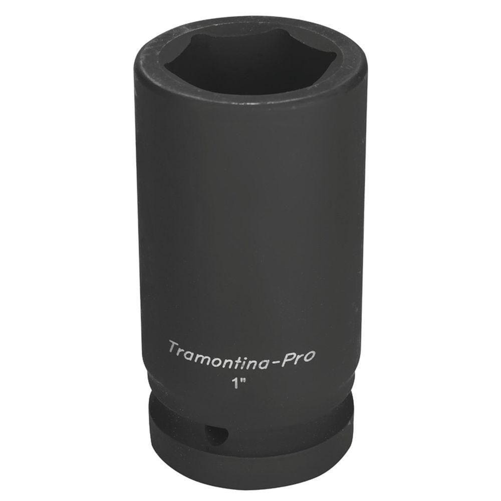 Soquete De Impacto Sextavado Longo Em Aço Cromo Molibdênio 36 Mm - Encaixe 1`` Tramontina
