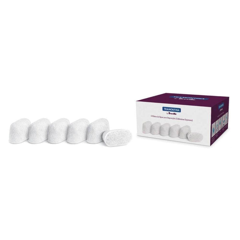 Filtros De água Tramontina By Breville Para Reposição Cafeteira Express 6 Unidades Tramontina