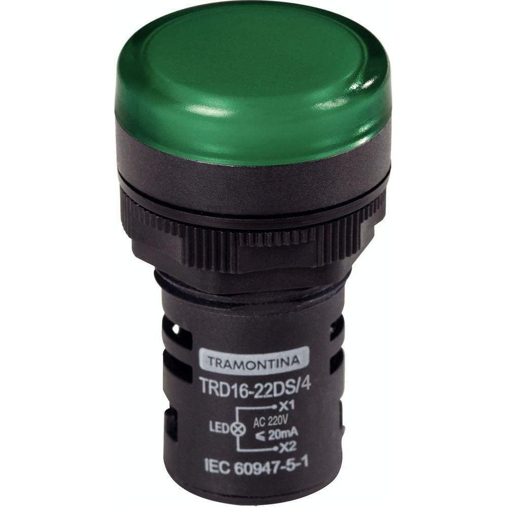 Sinalizador Tramontina Trd16-22ds/4 220 V Verde Tramontina
