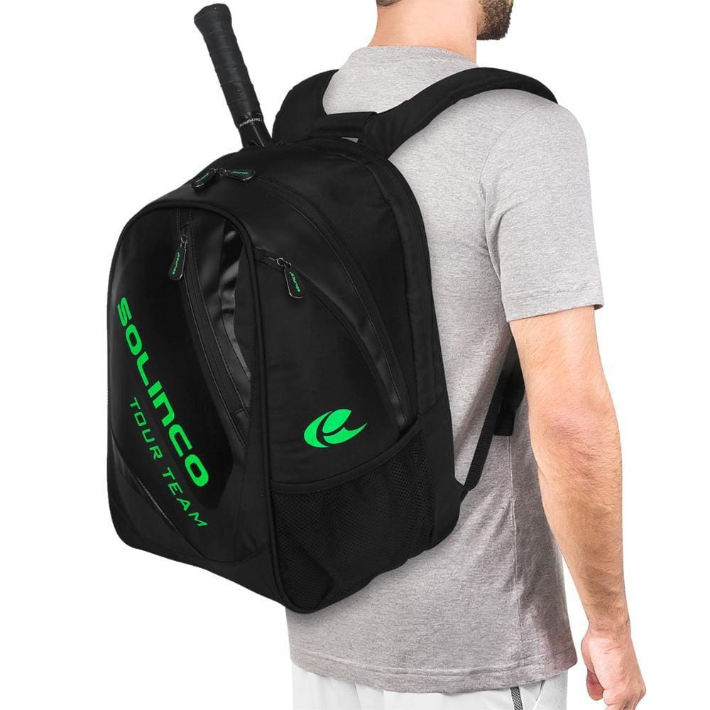 Mochila Solinco Preta e Verde