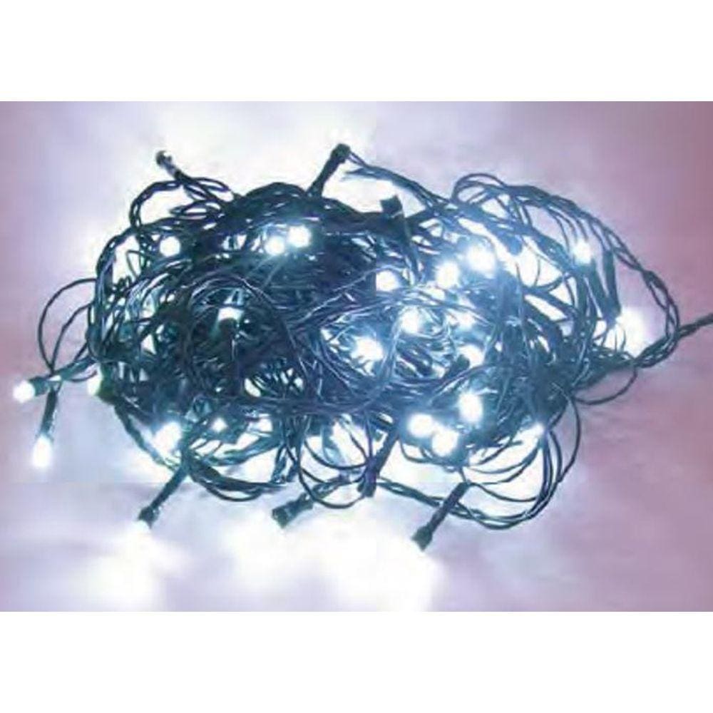 Luz de Natal LED 100 Lâmpadas Branco 10m - 220V - Ref 89001