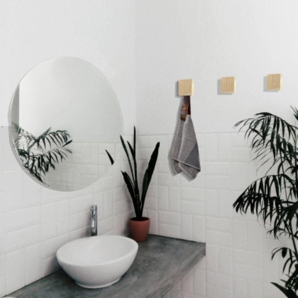 Espelho Multiuso Lapidado Redondo 40cm E2G Design Incolor