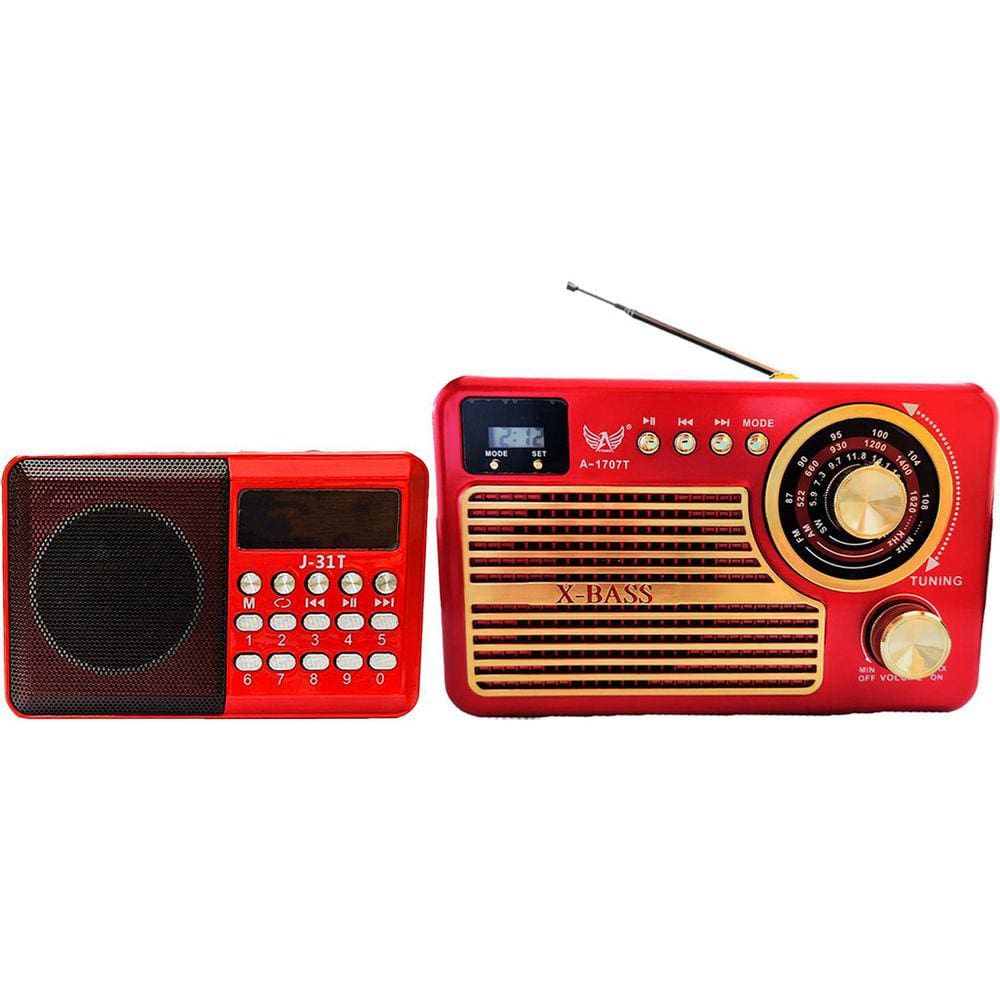 Rádio Digital Altomex J31 Fm Bluetooth Portátil Recarregável