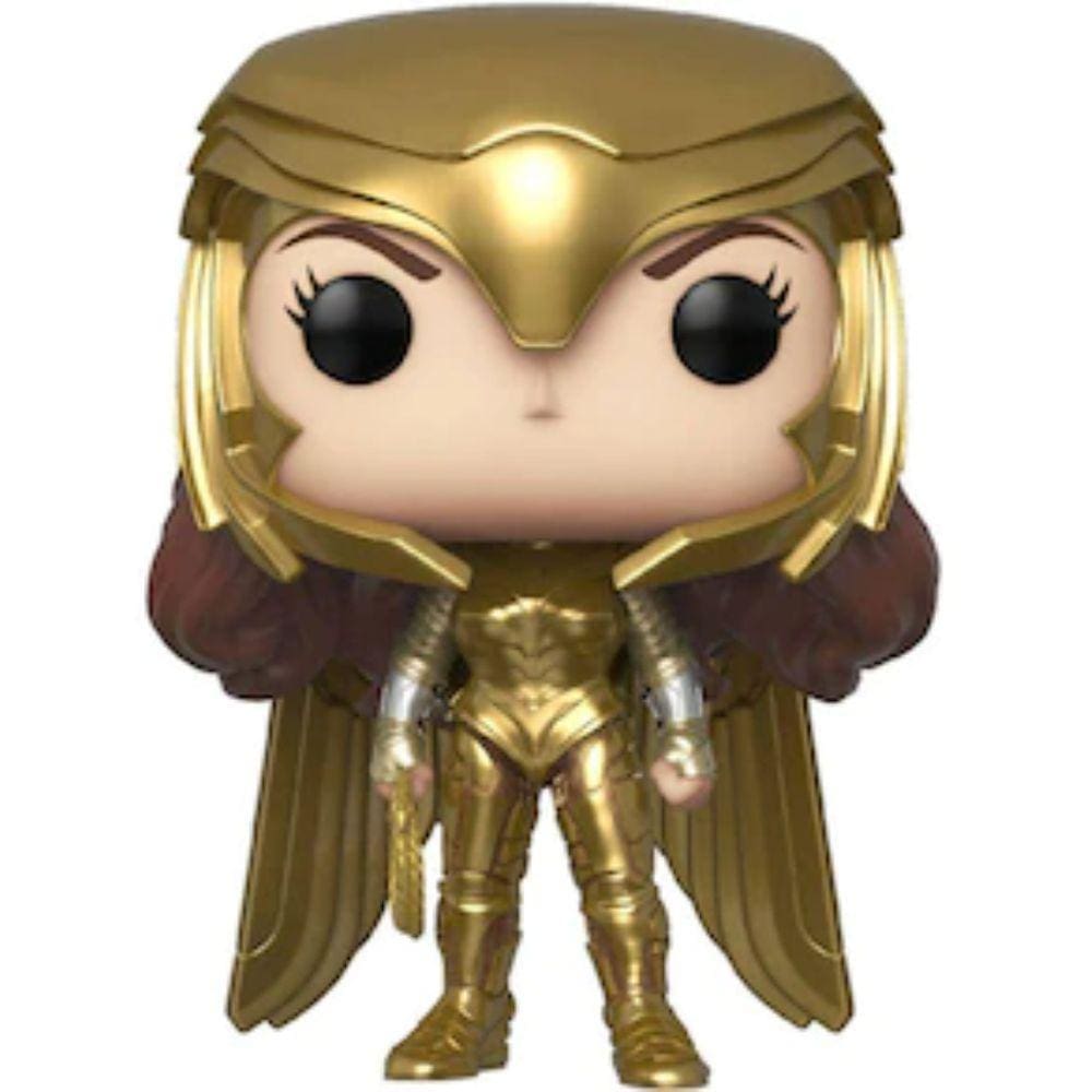 Funko POP! MULHER MARAVILHA 1984 - MULHER MARAVILHA VOANDO COM ARMADURA DOURADA (METALICA) #324