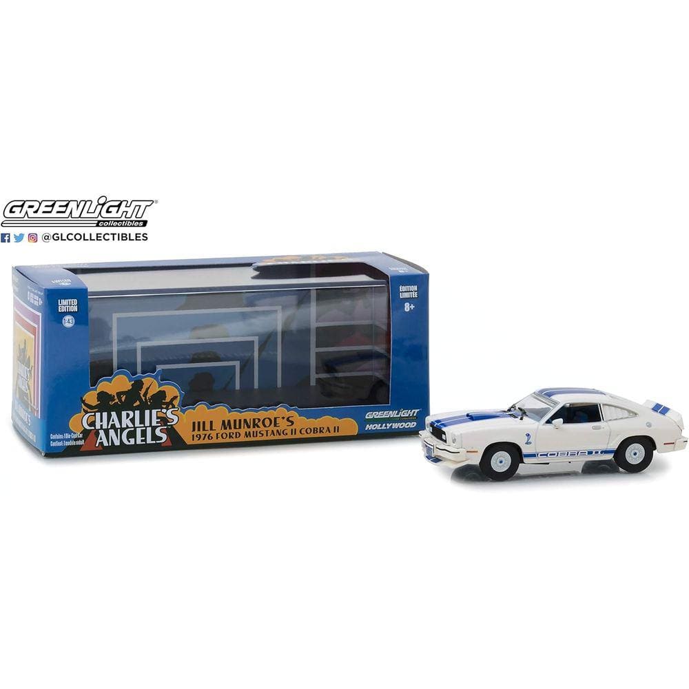 Miniatura Mustang Cobra II Charlie\"s Angels Greenlight 1/43