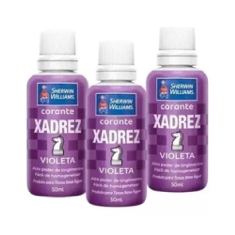 Corante liquido tinta xadrez bisnaga com 10 unidades