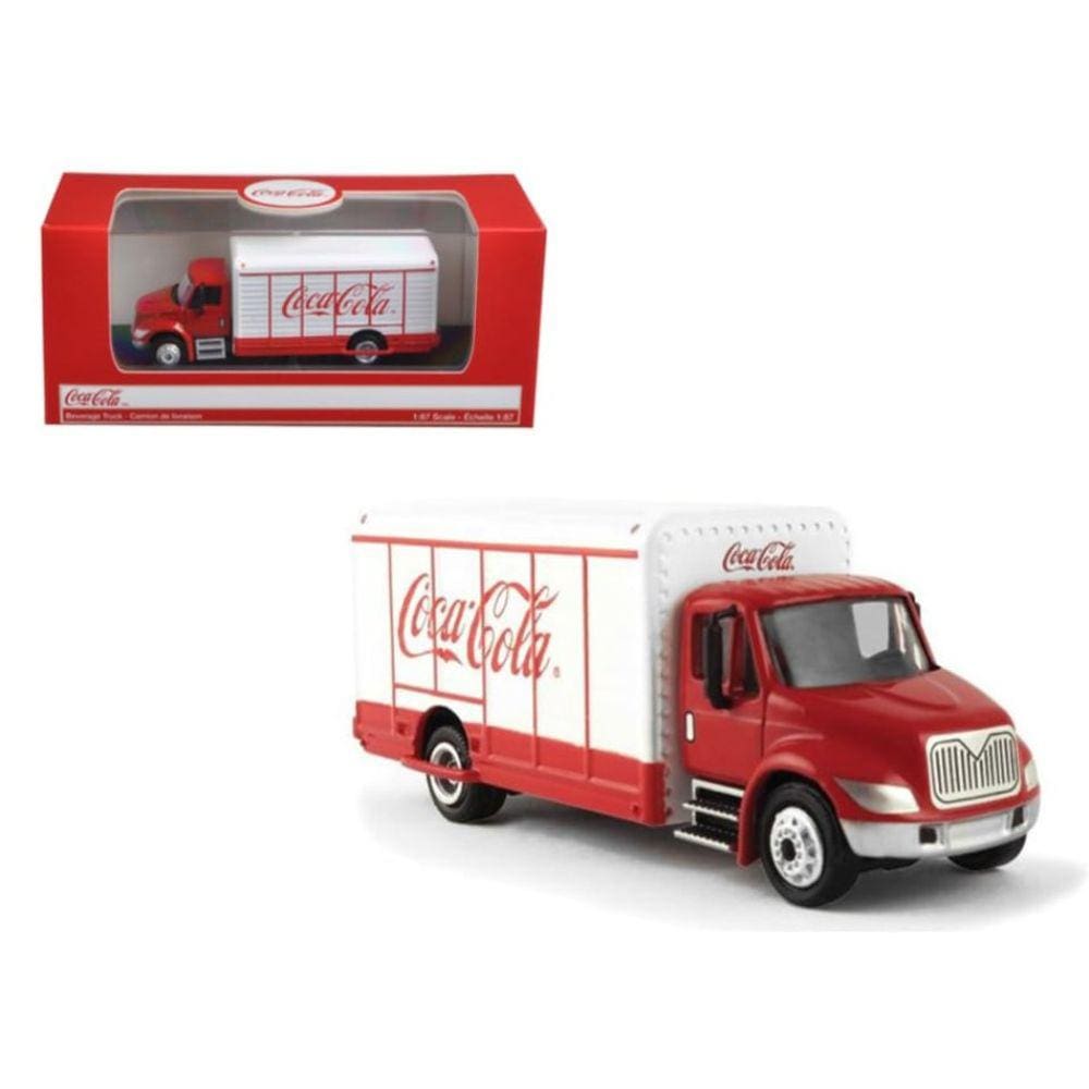 Caminhão Baú em Miniatura Coca Cola Caravana Natal