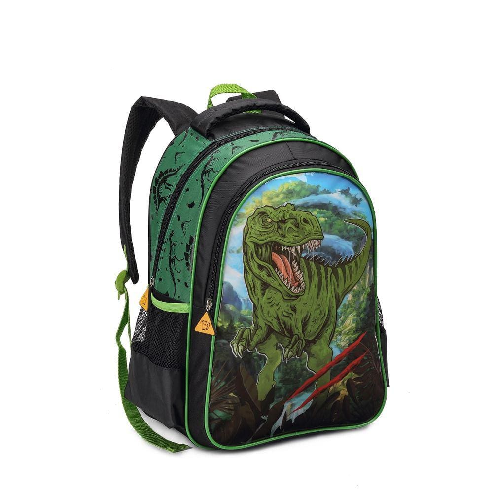 Mochila Escolar de costas Reforçada Infantil Dinossauro