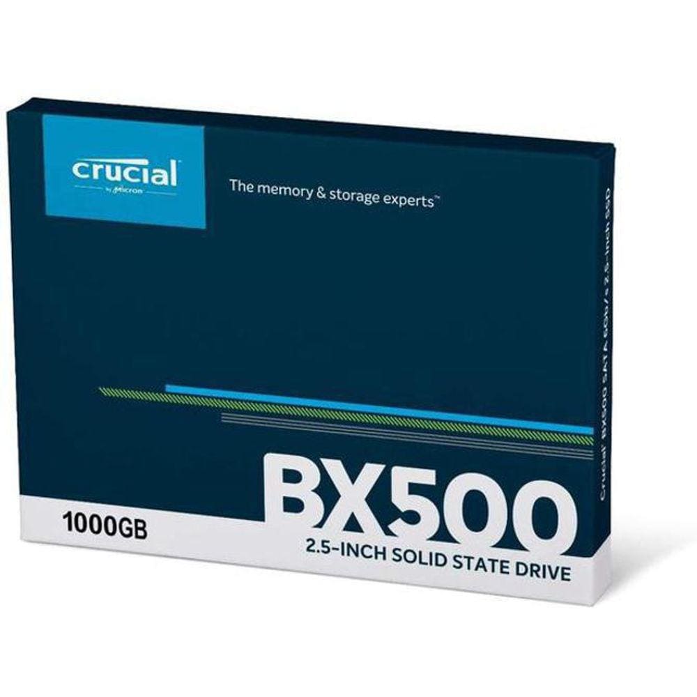 Hd Ssd Crucial Bx500 1Tb Leitura 540 Mb/S Sata 6 Gb/S 2,5```