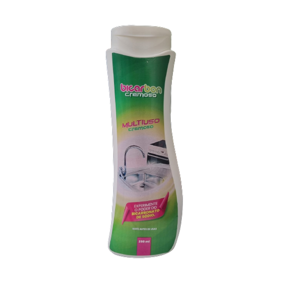 Kit 2X: Bicarbonato de Sódio Multiuso Cremoso Bicarbon 250ml