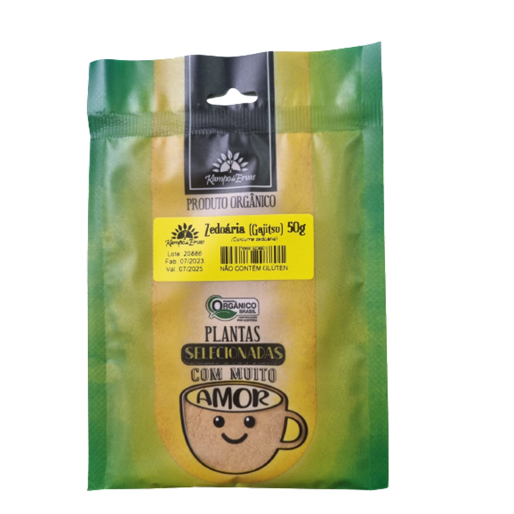 Zedoária em Pó Orgânica Kampo de Ervas 50g