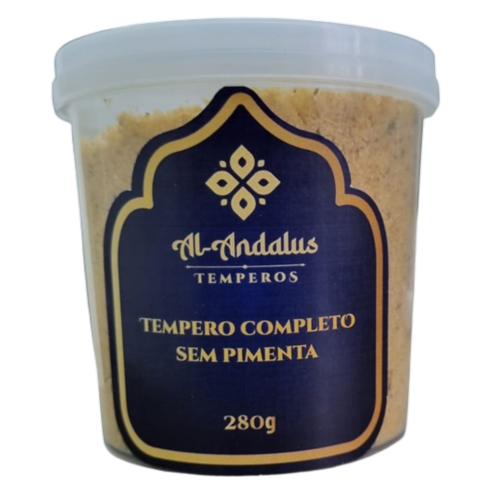 Tempero Completo sem Pimenta Puro Orgânico Al Andalus 280g