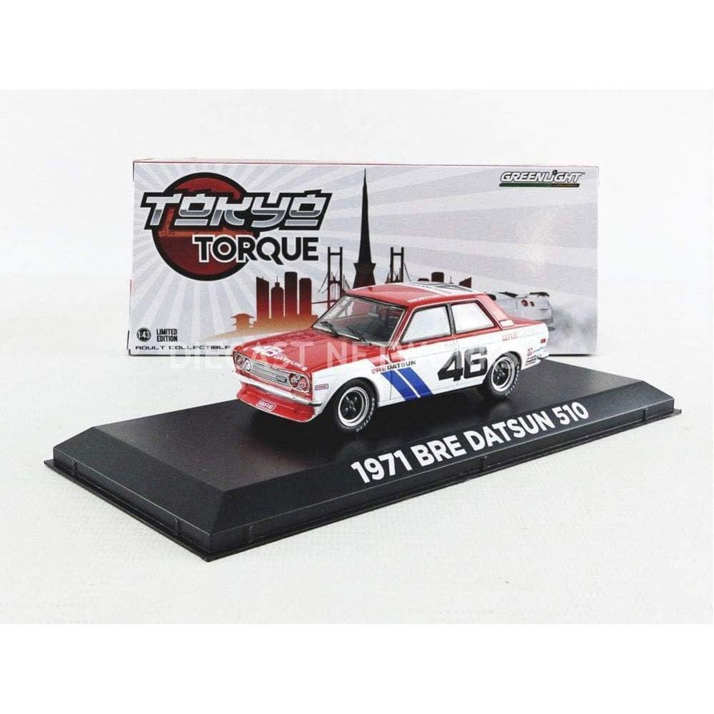 Miniatura Greenlight Tokyo Torque Datsun 510 Racin 1971 1/43