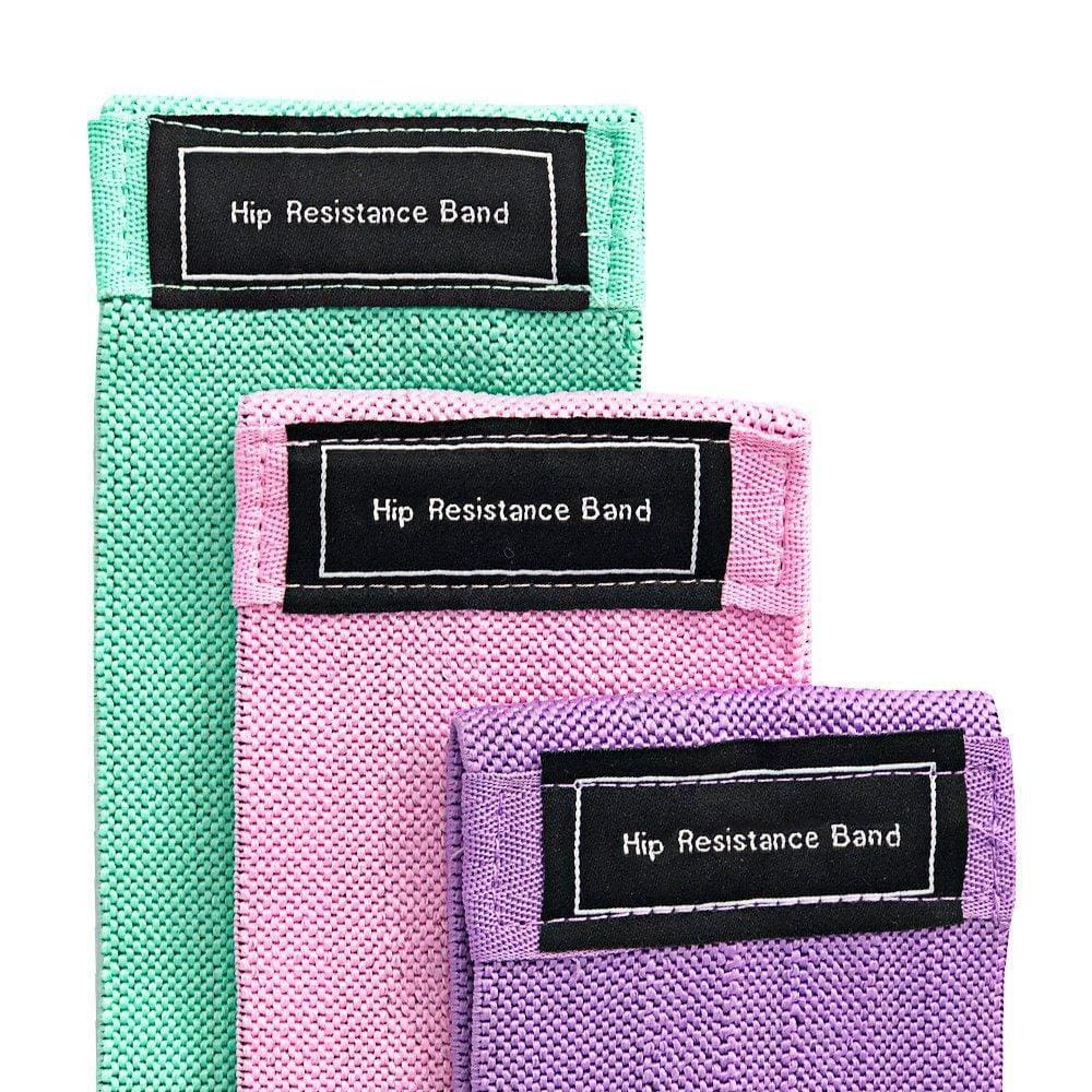 Kit De 3 Faixas Elásticas Exercícios 3 Níveis De Resistência