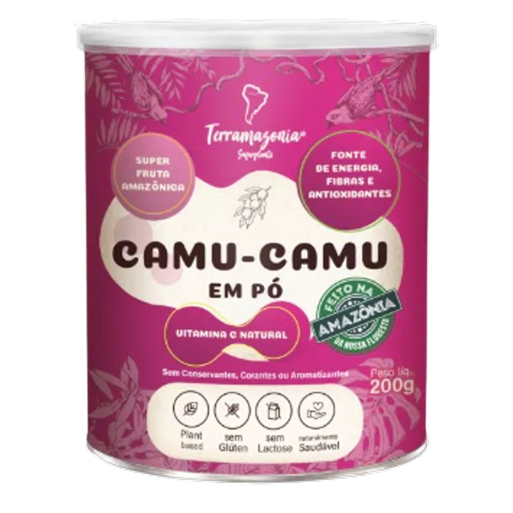 Kit 3X: Camu Camu em Pó Sem Glúten Terramazonia 200g