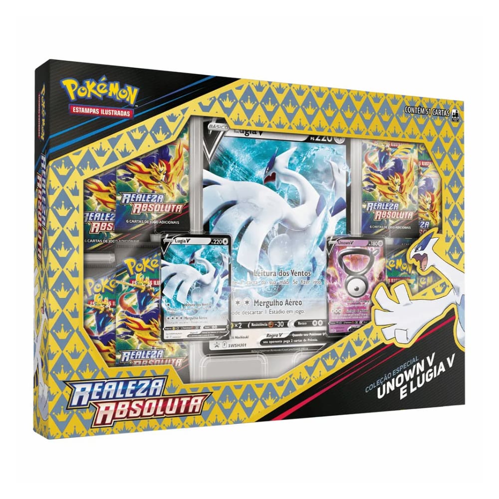 Cartas Pokémon Blister Triplo Realeza Absoluta Rilaboom - Copag