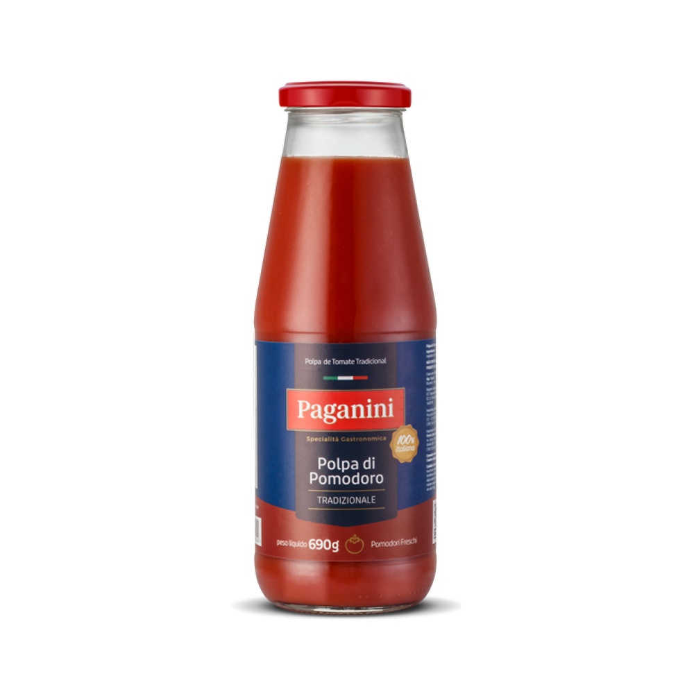 Kit 3X: Polpa de Tomate Paganini 690g