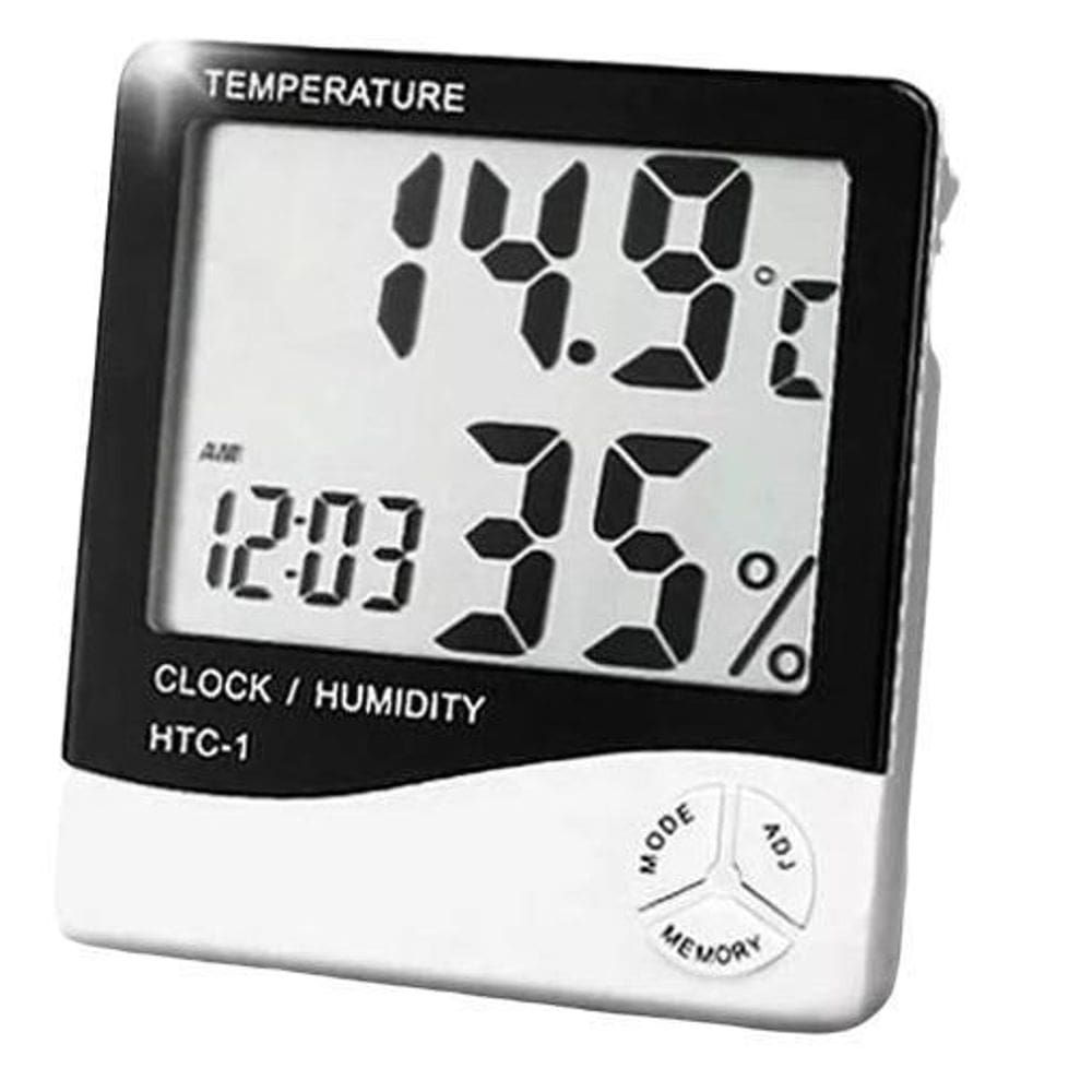 Higrometro Relógio Digital Medidor Mesa Temperatura 56192