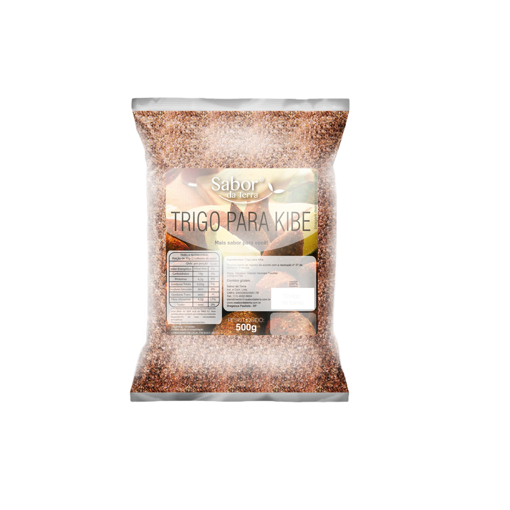 Kit 2X: Trigo para Kibe Sabor da Terra 500g