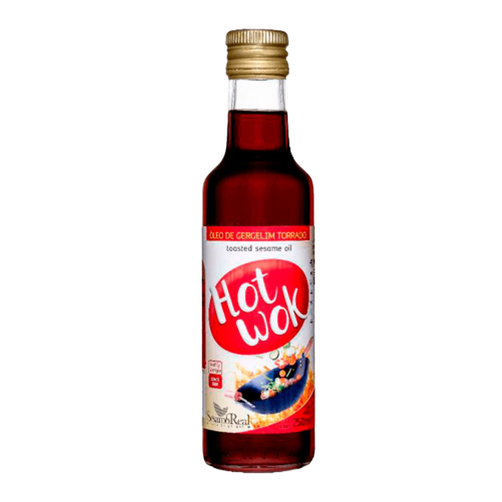 Kit 6X: Óleo de Gergelim Torrado Sésamo Real 250ml