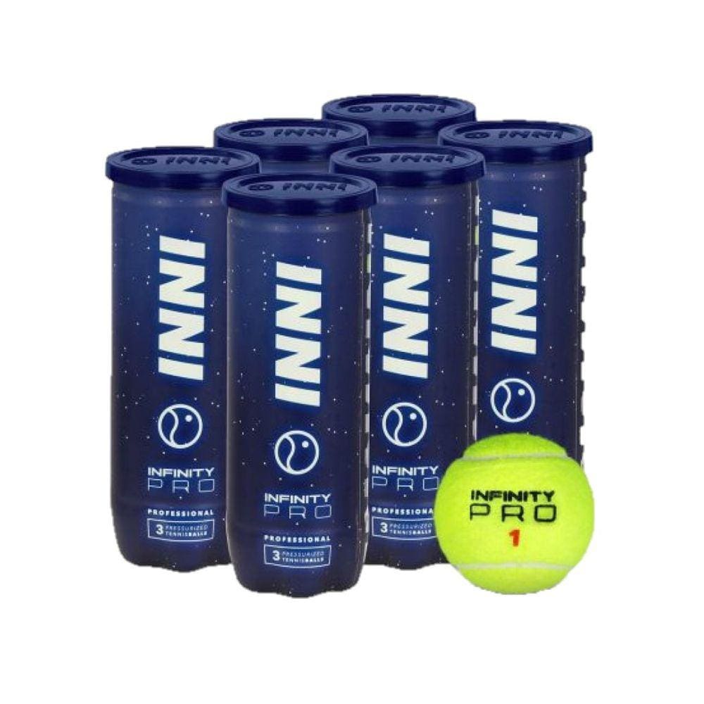 Bola de Tênis Inni Infinity Pro - Pacote com 06 Tubos