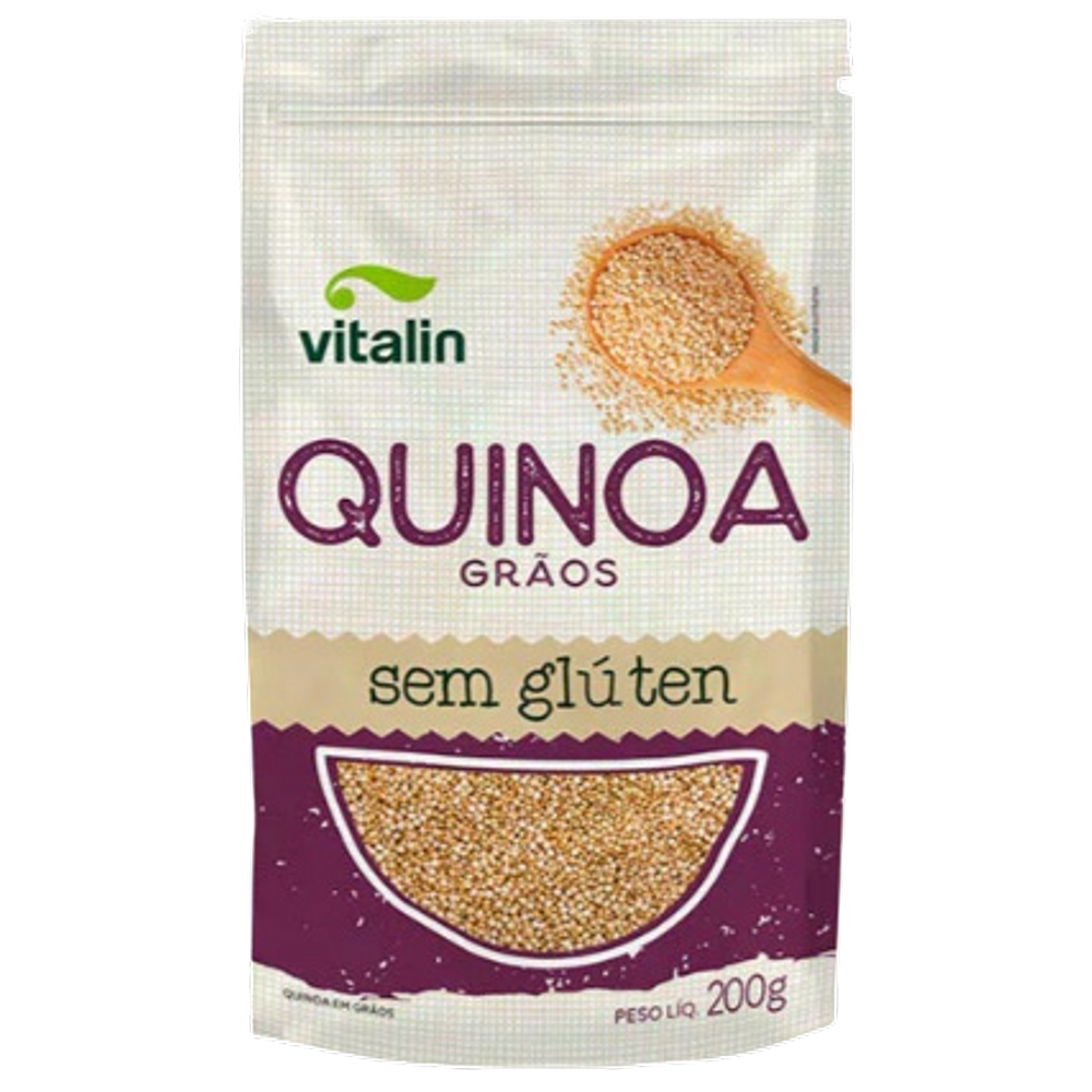 Kit 2X: Quinoa em Grãos Integral Sem Glúten Vitalin 200g