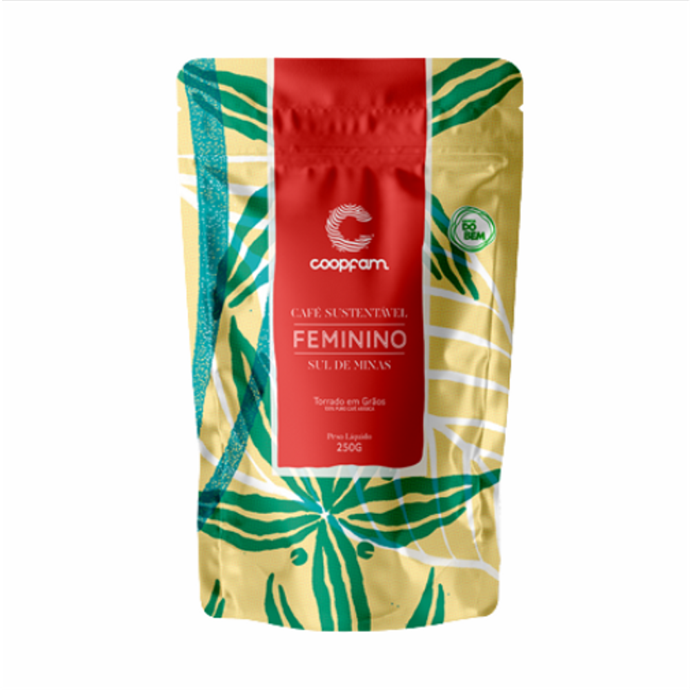 Kit 2X: Café Feminino Sustentável em Grãos Coopfam 250g