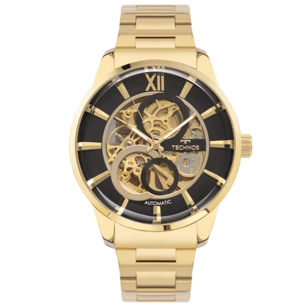 Relógio TECHNOS masculino automático - G3265AQ1P