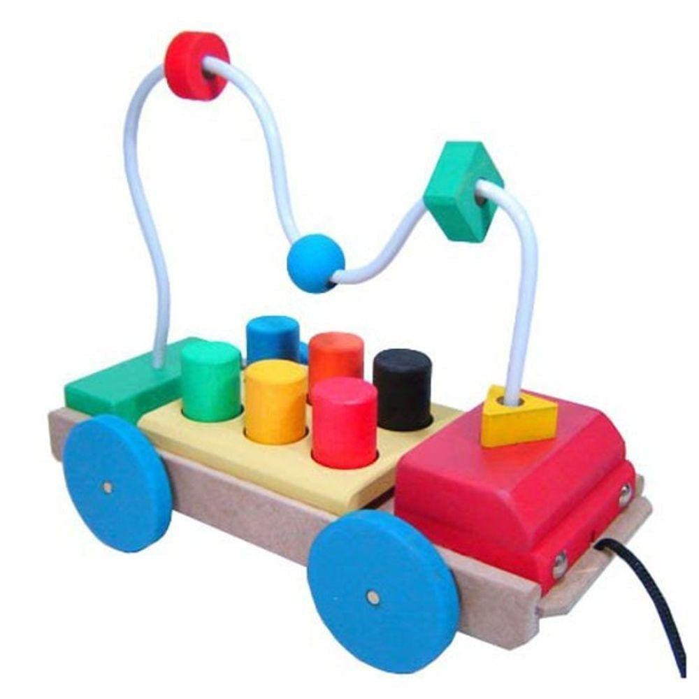 Carro Com Aramado E Pinos - Planeta Brinquedos