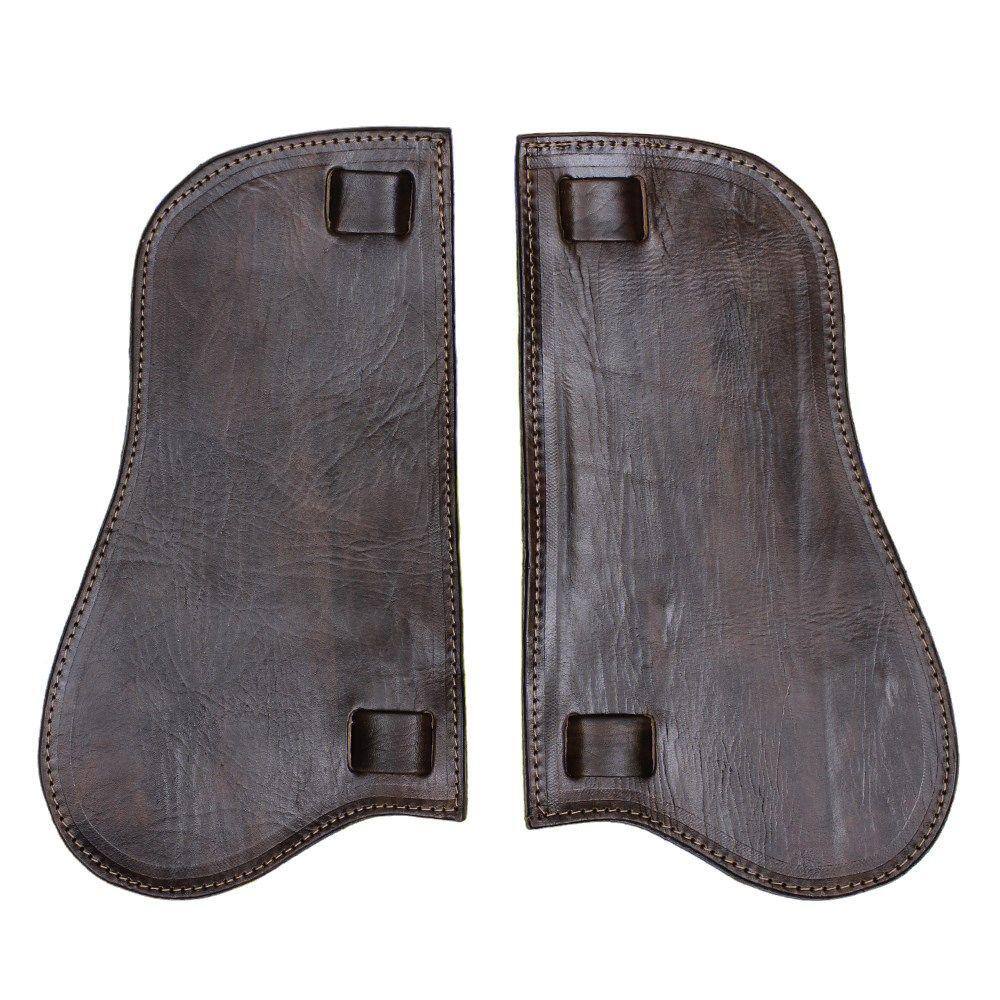 Paralama para Selas de Couro Marrom Bronc-Steel 35076