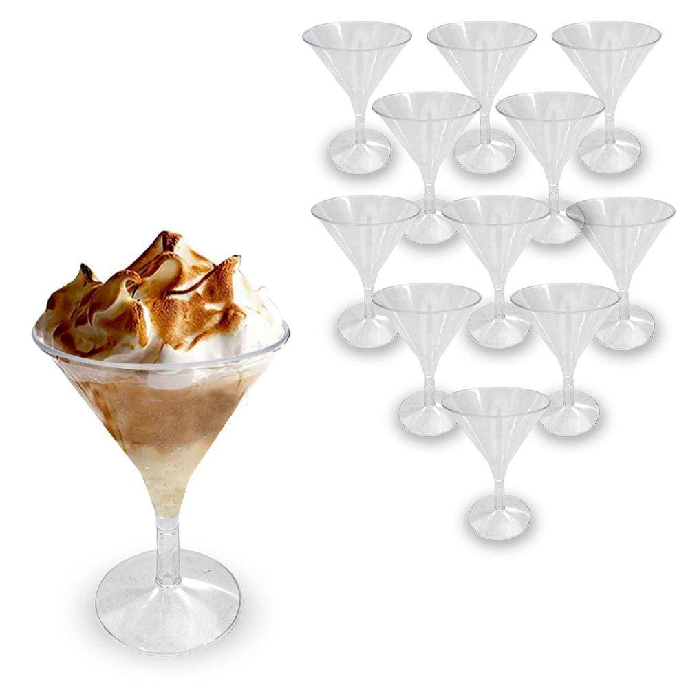 Kit 30 Mini Coquetéis Acrílico 60ml Sobremesas Festa