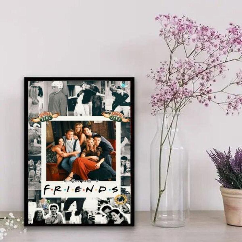 Quadro Decorativo Friends Colagem 24X18Cm